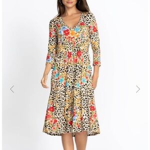 NWOT JohnnyWas Tea length dress
